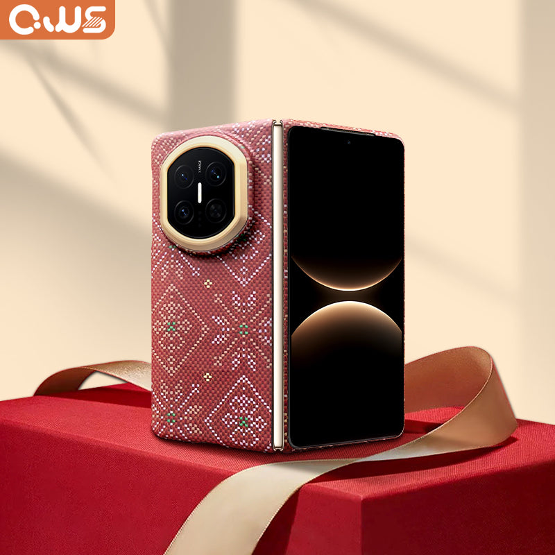 Aramid Fiber Magnetic  Phone Case for HUAWEI Mate X7  Multicolored