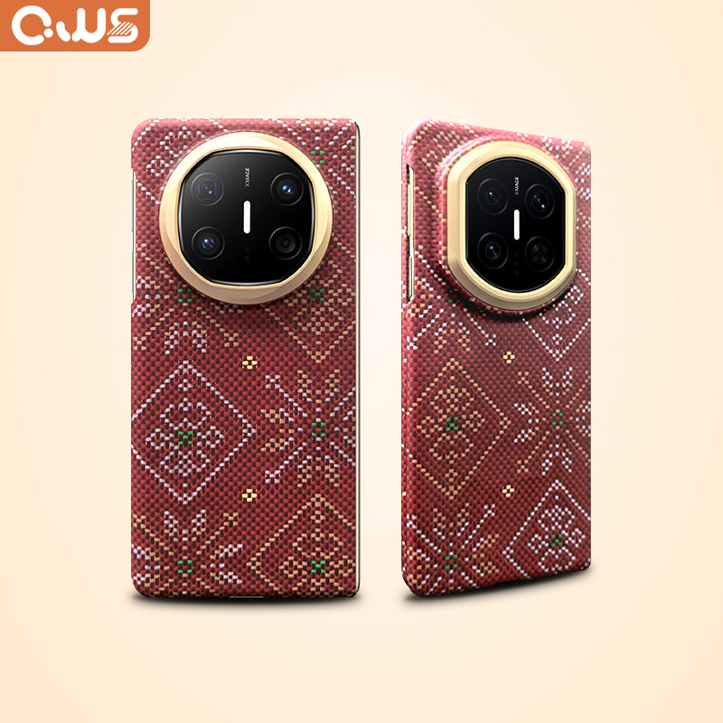 Aramid Fiber Magnetic  Phone Case for HUAWEI Mate X7  Multicolored