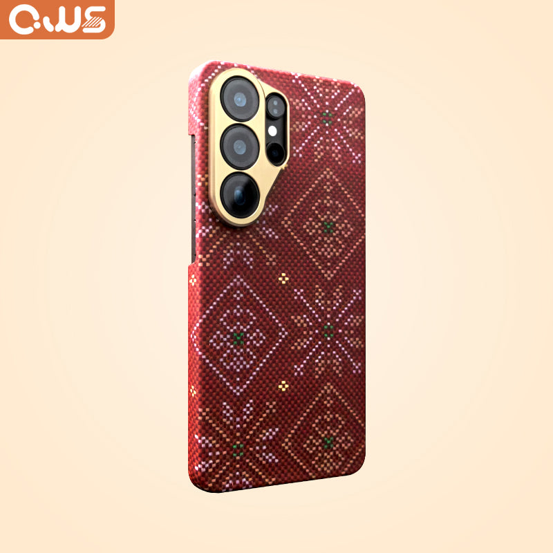 Aramid Fiber Set of Magnetic Ring Phone Case for Samsung Galaxy S26 Ultra Multicolored