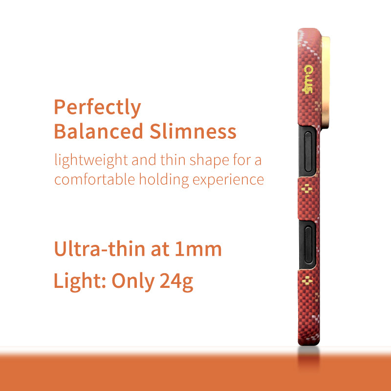 Aramid Fiber Magnetic Phone Case for iPhone 17