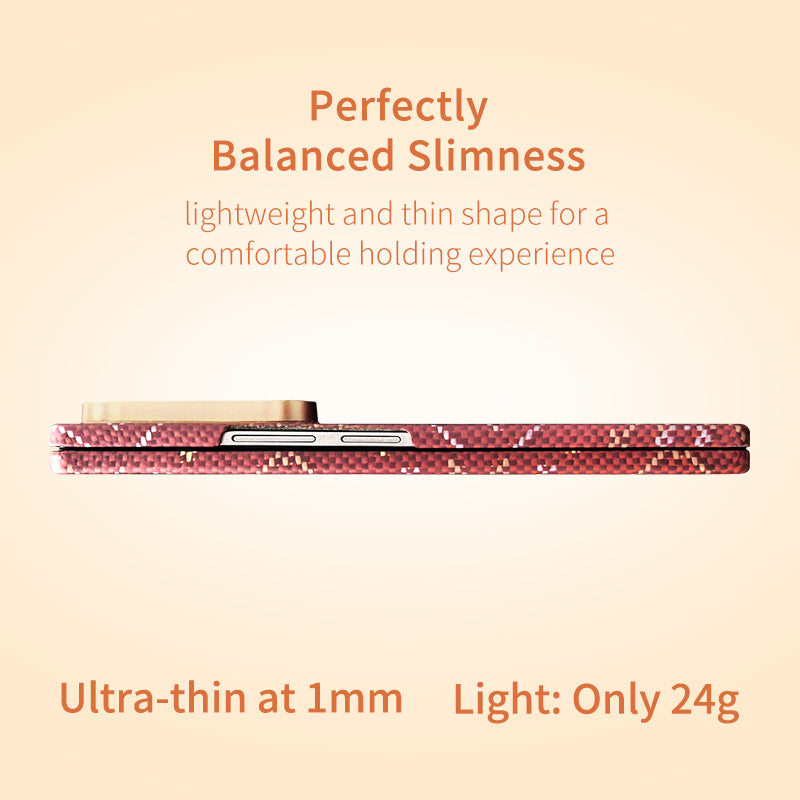 Aramid Fiber Magnetic  Phone Case for Samsung Galaxy Z Fold7 Multicolored Set