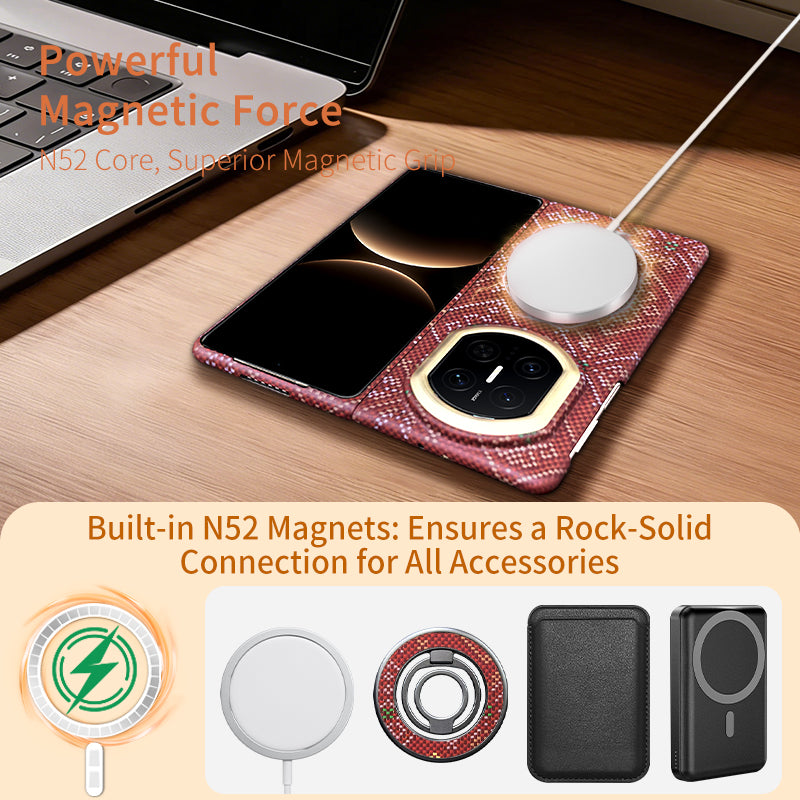 Aramid Fiber Magnetic Phone Case for HUAWEI Mate X6