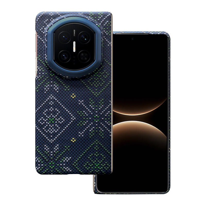 Aramid Fiber Magnetic  Phone Case for HUAWEI Mate X7  Multicolored