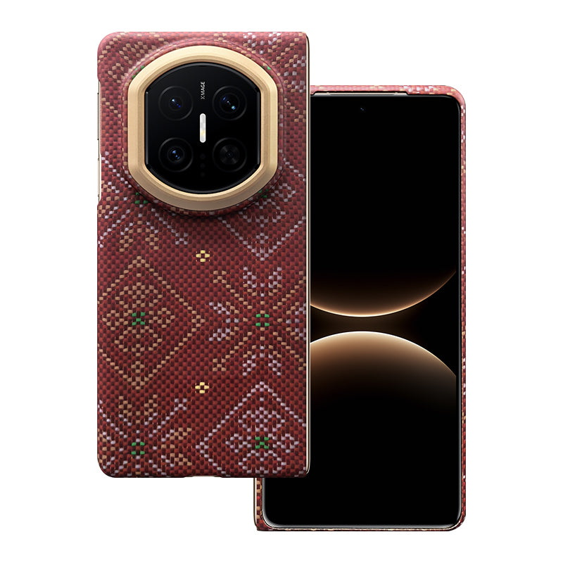 Aramid Fiber Magnetic  Phone Case for HUAWEI Mate X7  Multicolored