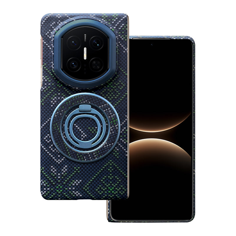 Aramid Fiber Magnetic  Phone Case for HUAWEI Mate X7  Multicolored
