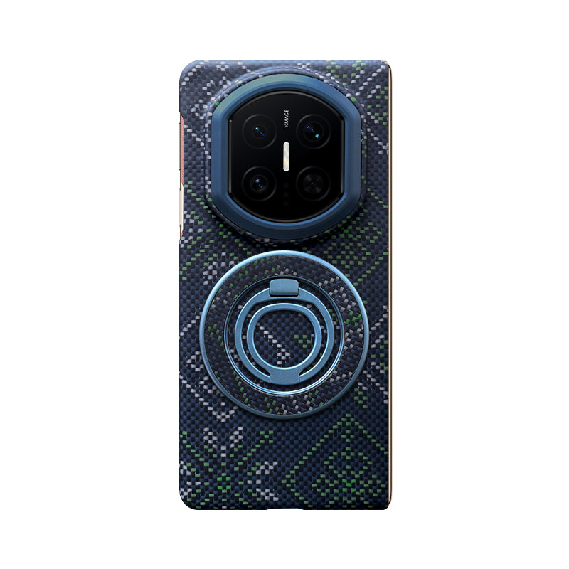 Aramid Fiber Magnetic  Phone Case for HUAWEI Mate X7  Multicolored
