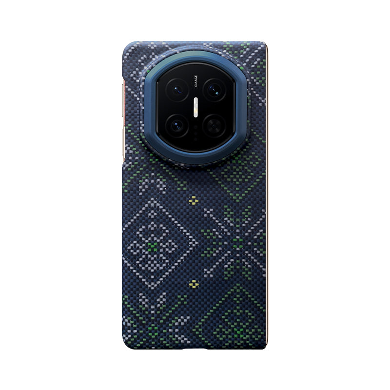 Aramid Fiber Magnetic  Phone Case for HUAWEI Mate X7  Multicolored