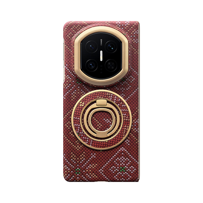 Aramid Fiber Magnetic  Phone Case for HUAWEI Mate X7  Multicolored