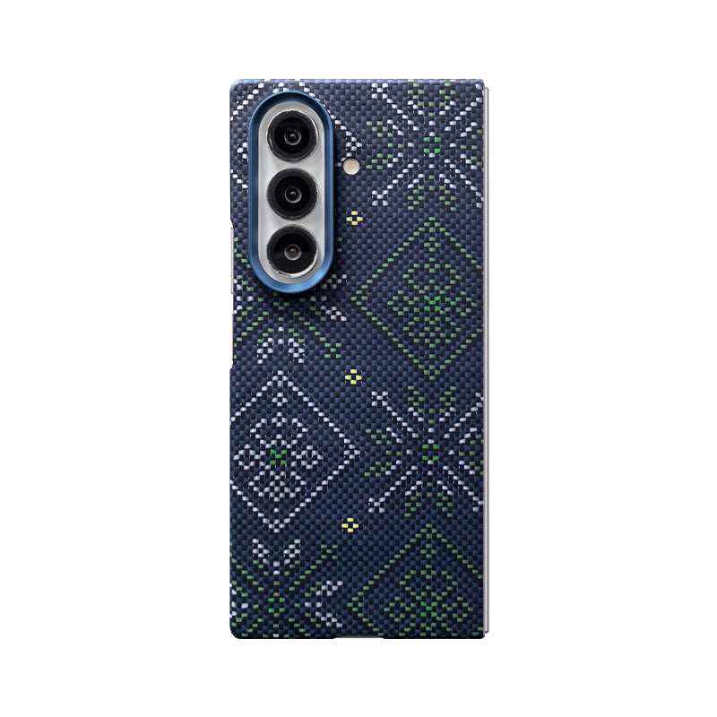 Aramid Fiber Magnetic  Phone Case for Samsung Galaxy Z Fold7 Multicolored Set